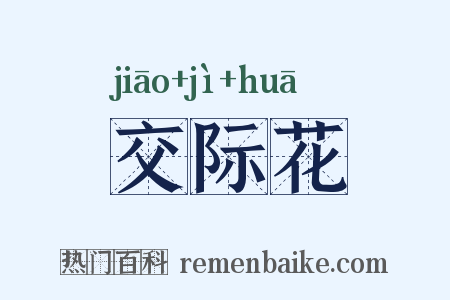 交际花是什么意思的图片